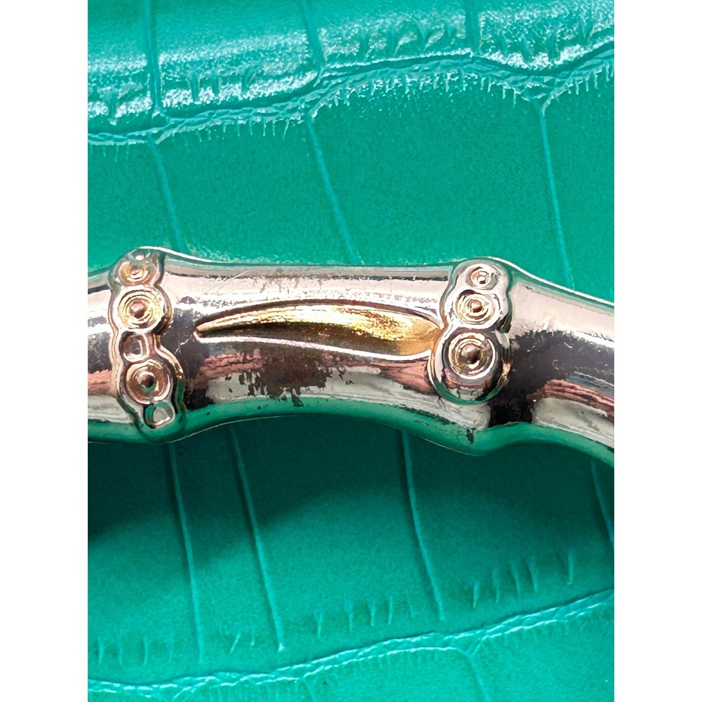 Aldo Chic Crocodile Embossed Top Handle Handbag Crossbody Strap - Picture 14 of 16